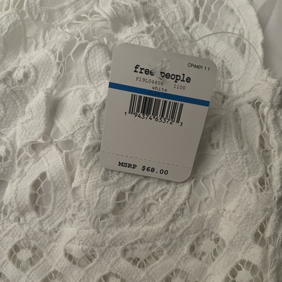 Free People Women’s Adella Cami Lace Ruffled Tank Top Size XL - Picture 7 of 7